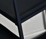 Loft, regał z półkami kwietnik, wym.94x40x179cm