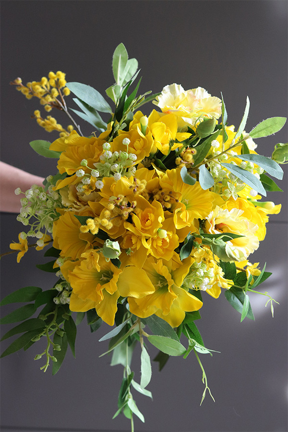 bukiet do wazonu Słoneczna Wiosna, sztuczne kwiaty