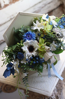 bardzo urocza koperta / flowerbox z życzeniami, Gisani, wym.30x38cm 