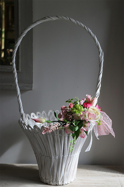 dekorowany koszyczek wielkanocny, Helista wys.56cm