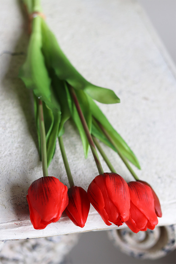 bukiet tulipanów silikonowych 