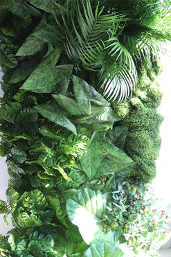 Greeneta, ścianka jednostronna ze sztucznych roślin, wym.300x70cm