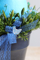 Easter Egg Blue, stroik wielkanocny z jajem