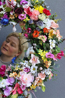 Wiosna Tuż Tuż, duży wianek dekoracyjny