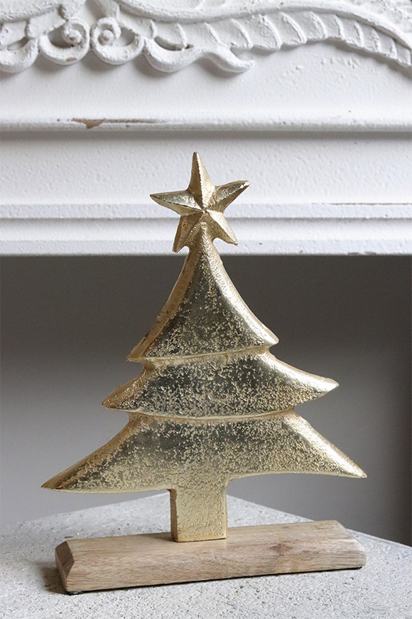 Xmas Gold, figurka świąteczna choinka