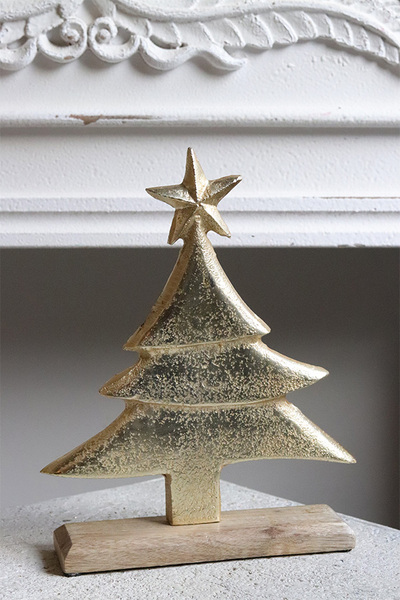 Xmas Gold, figurka świąteczna choinka