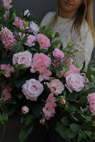 Kalinova Różowa, komplet dekoracji nagrobnych