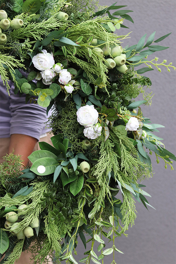 Zielona Magia, komplet dekoracji nagrobnych