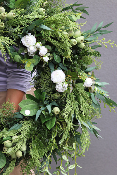 Zielona Magia, komplet dekoracji nagrobnych