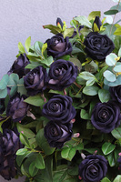 Black Velvet Roses Deluxe, elegancka kompozycja w misie