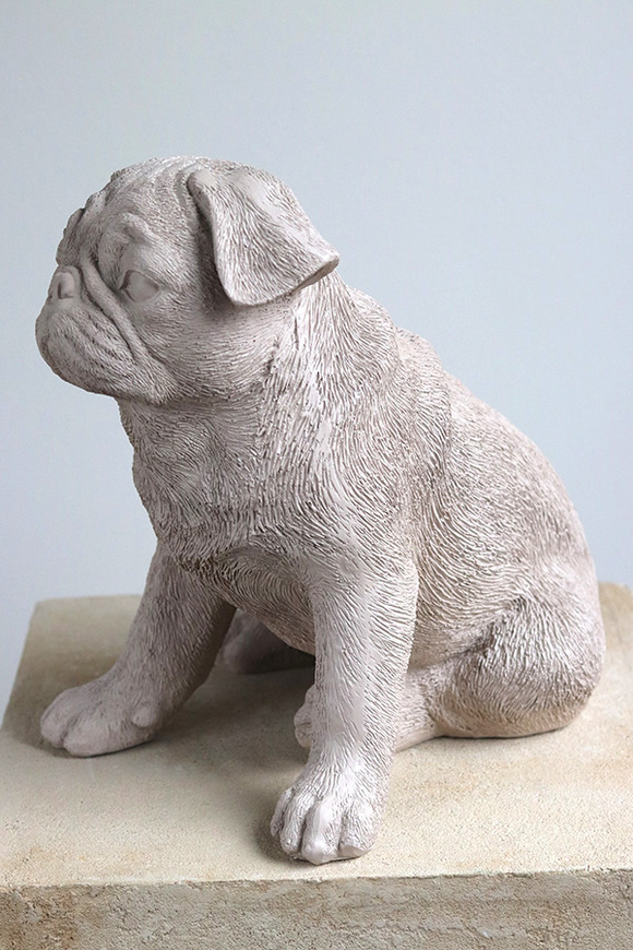 Dog in the Fog, figurka pies mops