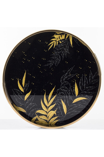 Złota Noc, melaminowa taca z przeszklonym blatem