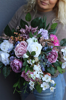 Białe Marzenia, dekoracja nagrobna na gałęzi