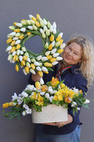 Wiosna Orient, wiosenna dekoracja kwiatowa