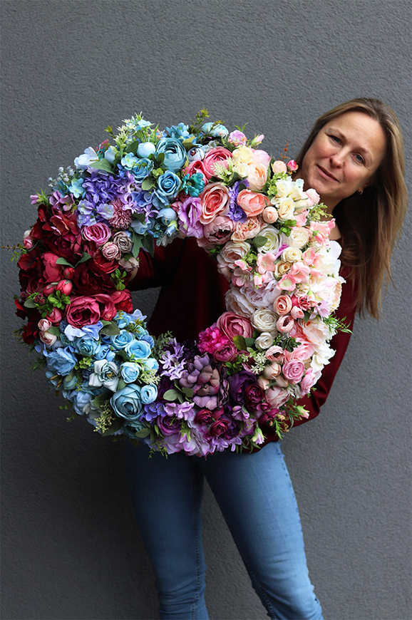 Caryca Katarzyna Dreamiosa 2, bogaty wianek na drzwi