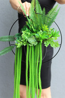 Black Longia, kompozycja sukulenty w Twojej wiszącej donicy, śr.33cm