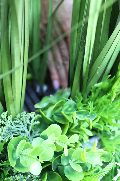 Balconera Agneso, ekskluzywna kompozycja z trawami w donicy, wys.70cm