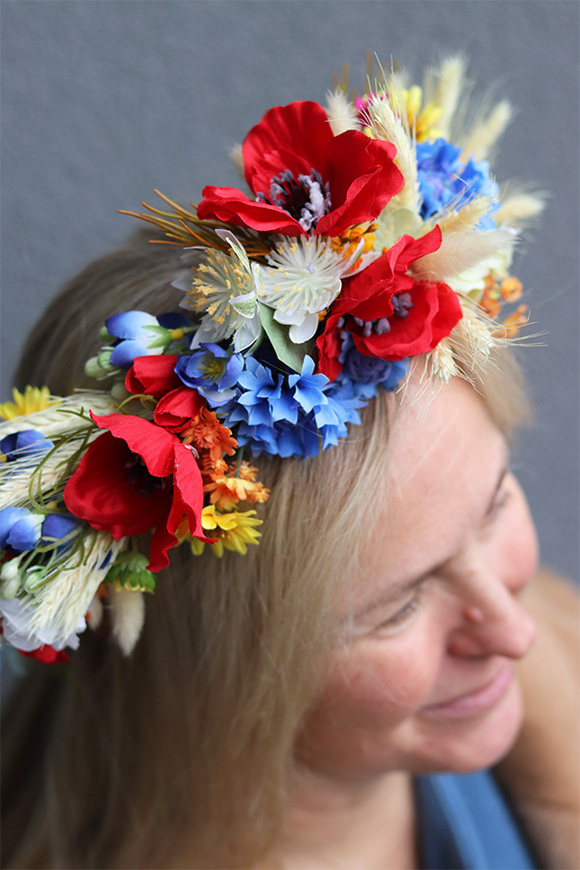 Mazowieckie Dni, kwiatowy wianek na głowę