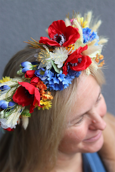 Mazowieckie Dni, kwiatowy wianek na głowę
