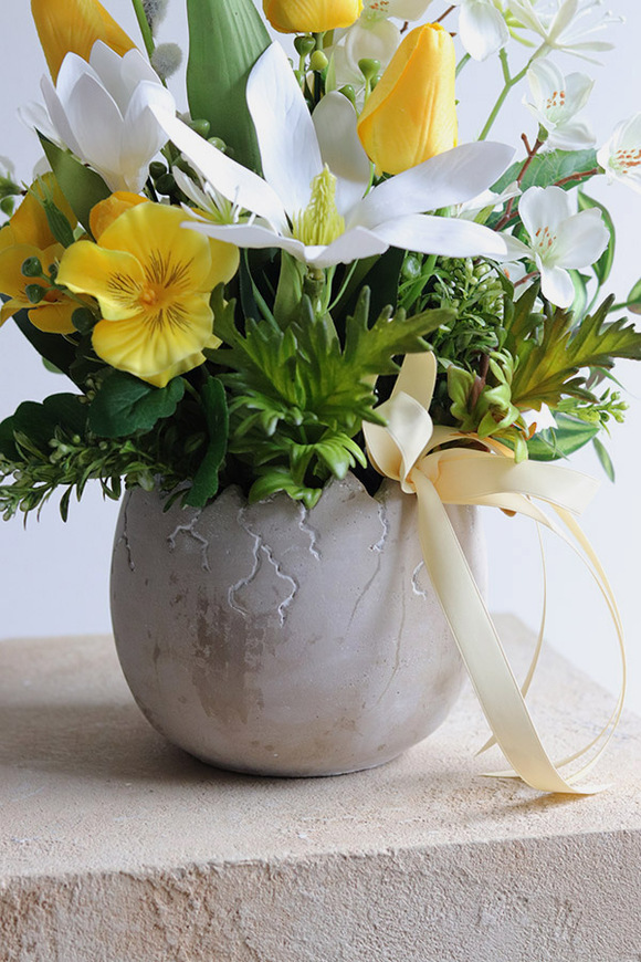 Ach Wiosna, stroik wiosenny z tulipanami