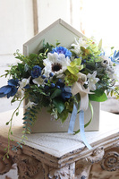 bardzo urocza koperta / flowerbox z życzeniami, Gisani, wym.30x38cm 