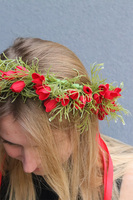 Pąki Maków, wianek na głowę