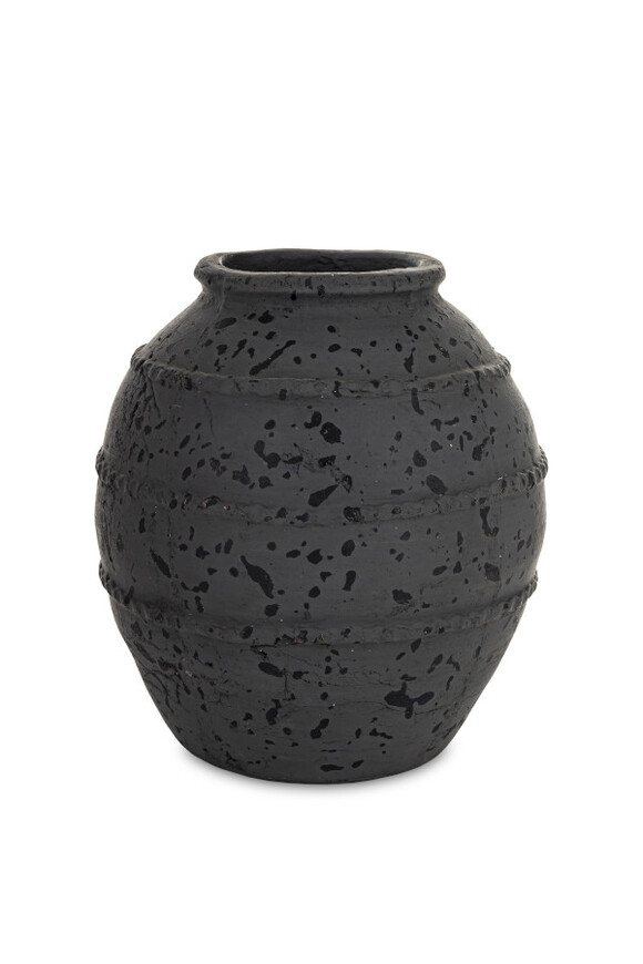 Nicoletta ceramiczny wazon czarny