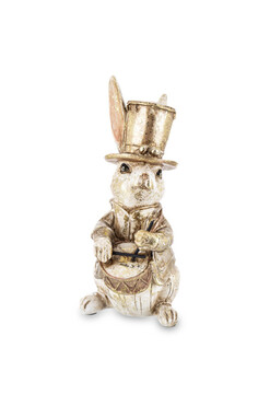 Alicja w Krainie Czarów, figurka królik muzykant B, wys.16cm