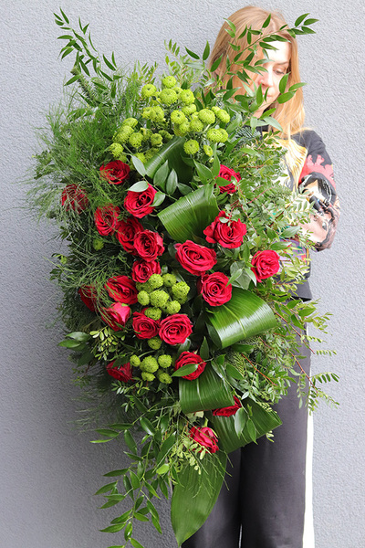 Amore, żywa wiązanka pogrzebowa