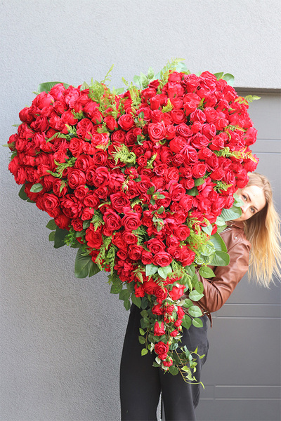 Big Heart, wiązanka nagrobna w kształcie serca