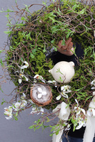 Bird in Nest, wielkanocny wianek na drzwi, śr.55cm 