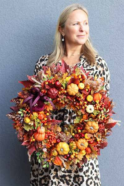 Bravissimo 3, jesienny wianek z pięknymi dodatkami