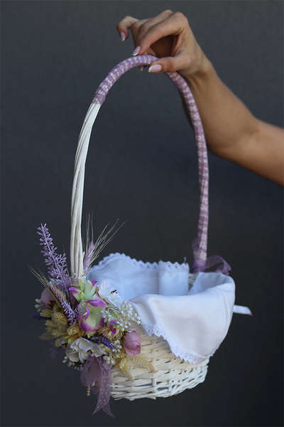 dekorowany koszyczek wielkanocny, Cedria