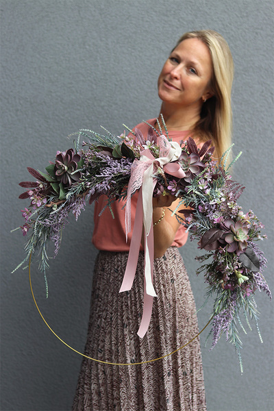 Subtelle Zielona Linia, wianek na obręczy