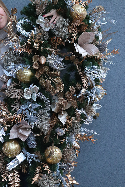 Gwiazdka we Francji 2, świąteczna girlanda na kominek, dł.300cm