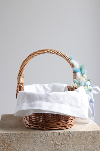 Blueni, dekorowany koszyczek wielkanocny