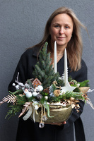 Venita Glamour, realistyczna choinka świąteczna z dodatkami