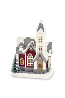 Mokki świąteczna dekoracja domek LED