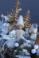 Złote Sanie, świąteczny stroik