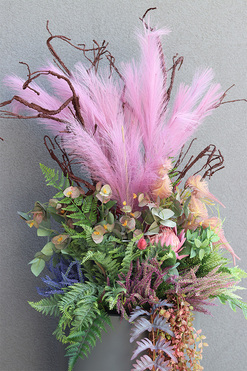 dekoracja jesienna Wrzosy Moko Róż, wym.180cm