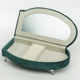 szkatułka / puzderko Florencja Wave Malachit, wym.17x26.5x12.5cm