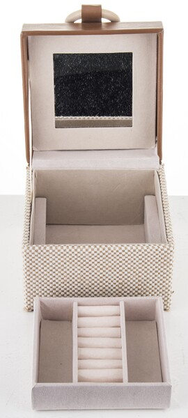 Boho Style 2 , stylowe puzderko / szkatułka na biżuterię, wym. 9.5x12x13.5cm