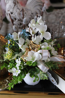 Ferja, wielkanocny mini - stroik w ceramicznym naczyniu, wys.27cm