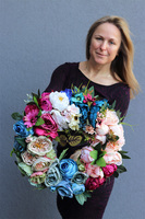 bardzo efektowny wianek, Caryca Katarzyna Dremisa, śr.42cm