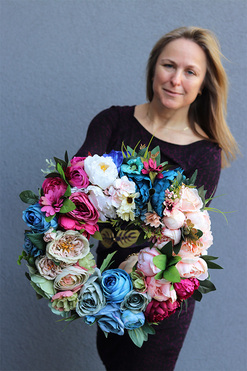 bardzo efektowny wianek, Caryca Katarzyna Dremisa, śr.42cm