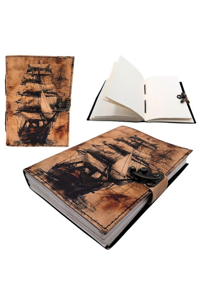  Treasure, notes vintage 200 stron, Żaglowiec