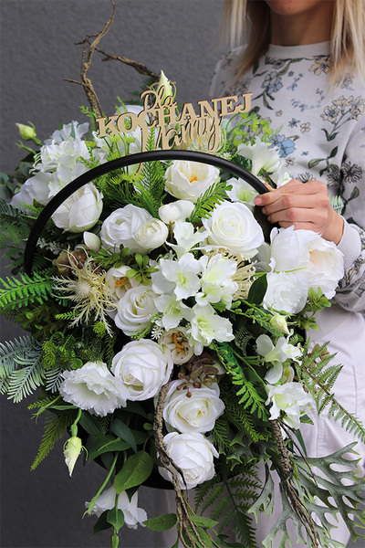 Wspomnienie Dla Mamy, dekoracja nagrobna z dedykacją