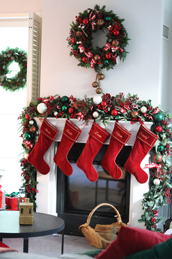 Christmas Exclusive 2, świąteczna girlanda na kominek, dł.400cm