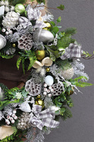 bożonarodzeniowy wianek do podwieszenia LED, Crista 2