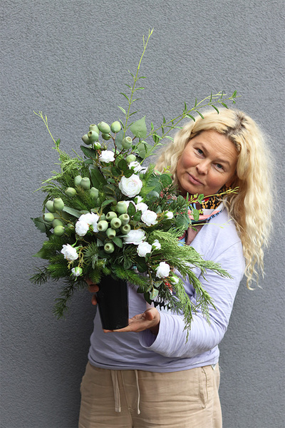 Zielona Magia, komplet dekoracji nagrobnych